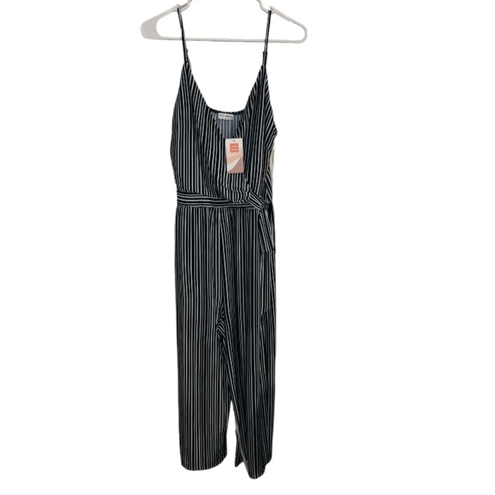 NWT Petite Assembly striped jumpsuit large